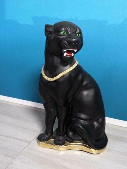 Design Puma Figur Statue Skulptur Figuren Skulpturen Dekoration Statuen