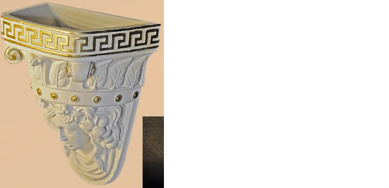 Antik Stil Wand Dekoration Wand Vase Topf Figur Römisches Design