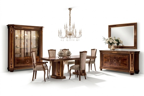 6 Stuhl Set Stühle Esszimmer Garnitur Möbel Lehn Jugendstil Design