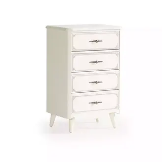 Luxus Kommode Schrank Holz Schlafzimmer Modern Kommoden Weiß Design