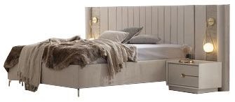 Schlafzimmer Bett 2x Nachttische Doppelbett Betten Nachtkonsole 3tlg