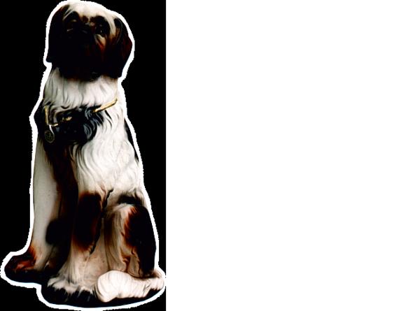 Hund Figur Statue Skulptur Figuren Skulpturen Dekoration Deko