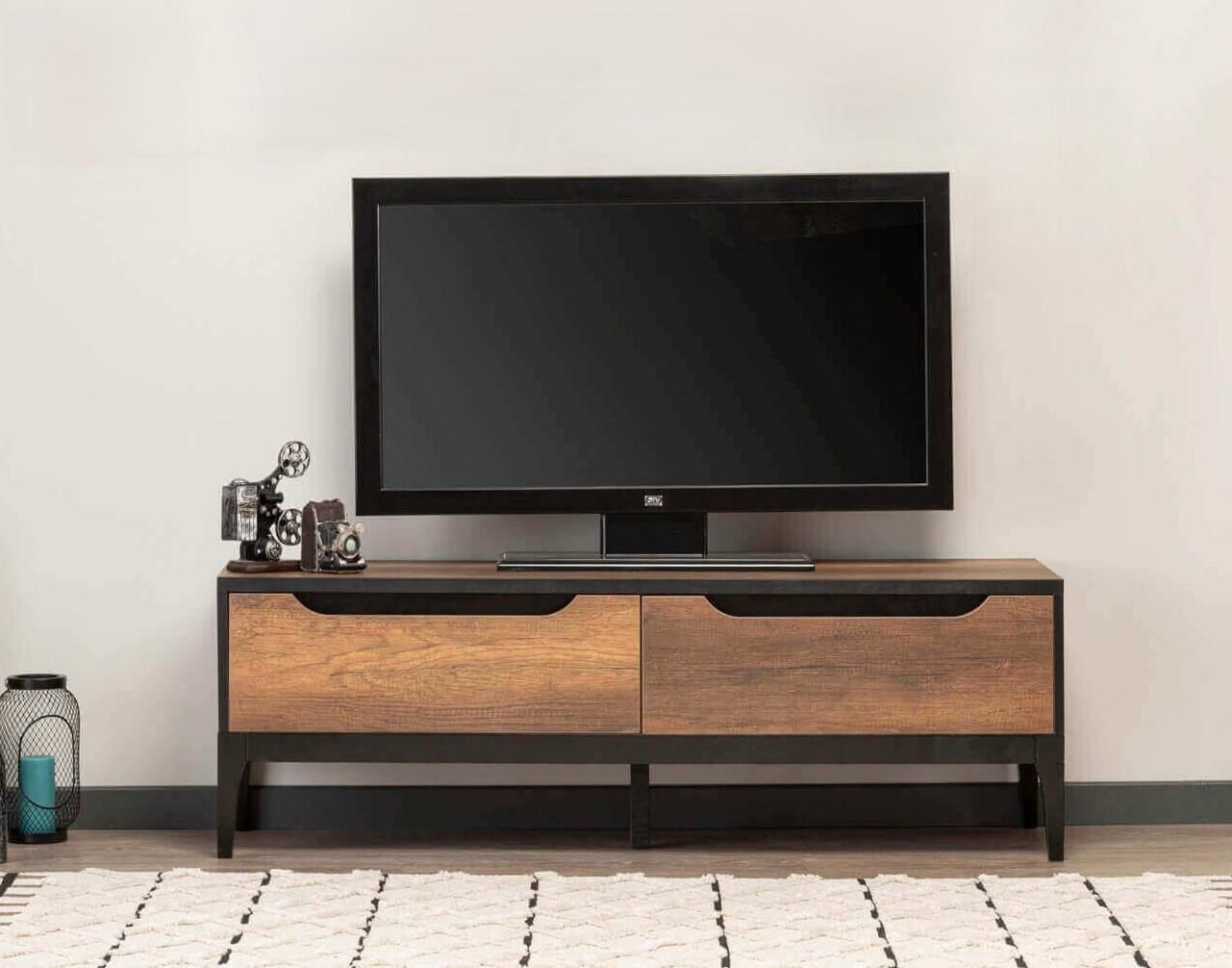 Lowboard Entertainment Konsole TV Tisch Medienkonsole Sideboard Mediencenter