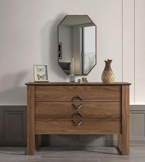 Anrichte mit Spiegel Kommode Sideboard Kommoden Flurkommode Sideboard