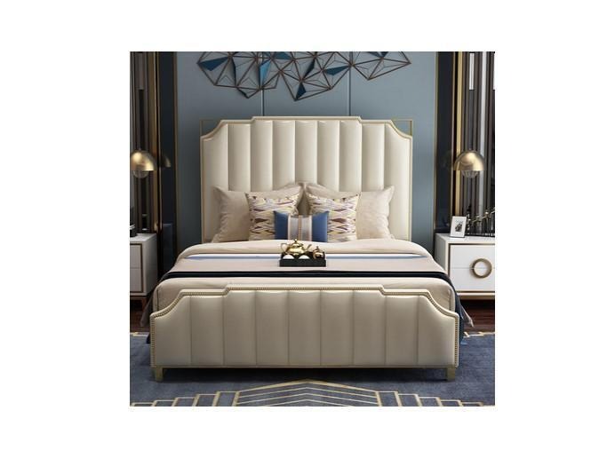 Bett 2x Nachttisch 3 tlg Schlafzimmerset Design Modern Luxus Nachttische