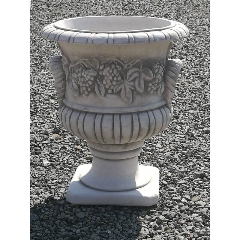 Massiver Pflanzgefäß Blumenkasten Antik Pflanztrog Blumentopf aus Steinguss