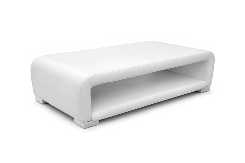 Design Modern Couch Sofa Tische Wohnzimmer Gepolstert Leder Tisch Weiß Sofort