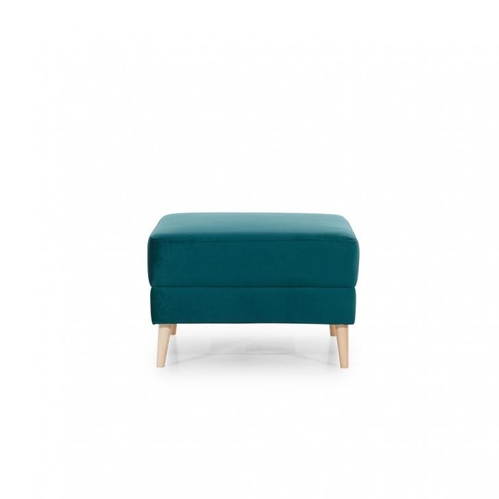 Ottoman Fußhocker Sitzhocker Sitzpouf Wohnzimmer Designer Hocker Leder Textil