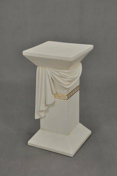 Antik Medusa Säule Römische Säulen Marmor Skulptur Figur Dekoration Deko