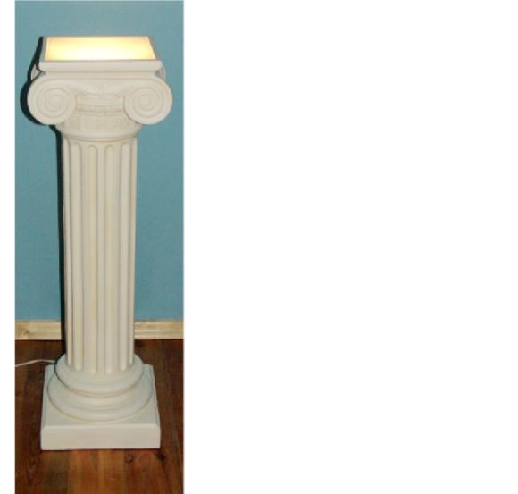 Säule Lampe Steh Leuchte Skulptur Stand Leuchten Figur Skulpturen