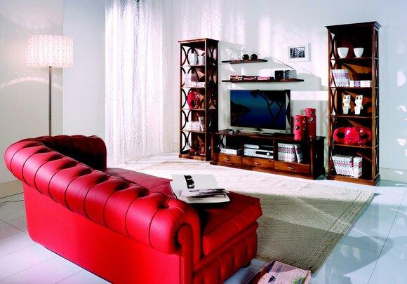 Luxus 5tlg Set für Wohnzimmer tv Schrank 2 Bücherregale 2 Regale Möbel Regale