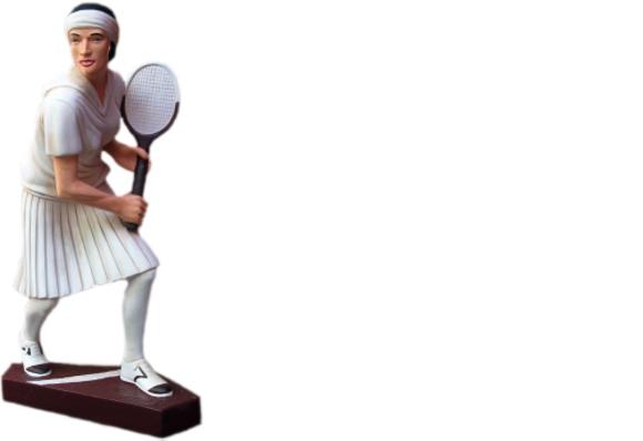 Design Tennis Sport Figur Statue Skulptur Figuren Skulpturen Dekoration