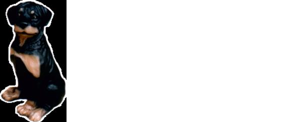 Design Rotweiler Figur Statue Skulptur Figuren Skulpturen Dekoration