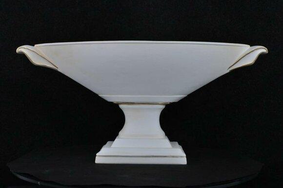 Design XXL Obst Schale Vase Ellipse Vasen Antik Stil Schalen Raum