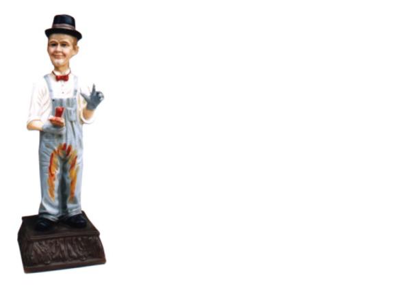 Design Flip i Flap Maler Figur Statue Skulptur Figuren Skulpturen Deko