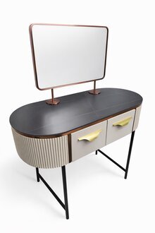 Schminktisch Hocker Konsole Schmink Tische Tisch Konsolen Spiegel 2tlg. Sofort