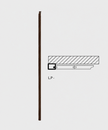 Monaco MO Element für Eck Schrank System Schrank Edler Holz