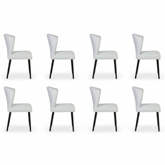 8x Design Sessel Lounge Club Polster Stuhl Stühle Garnitur Wohn Zimmer Lehn Neu