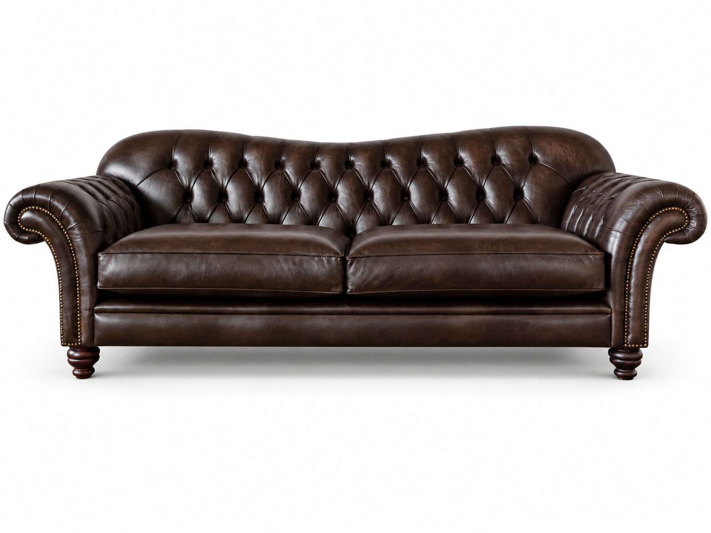 Elegantes Chesterfield Sofa stilvolle Wohnräume Sofort