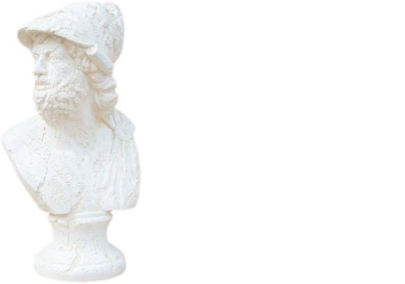 Design Zeus Büste Figur Statue Skulptur Skulpturen Figuren