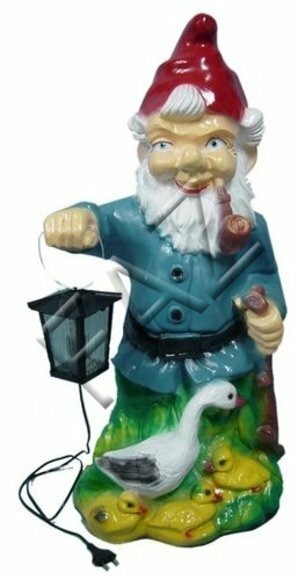 Design Zwerg mit Bier Figur Garden Statue Skulptur Figuren Skulpturen