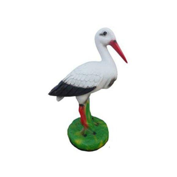 Storch Vogel Garten Dekoration Statue Skulpturen Figuren Skulptur