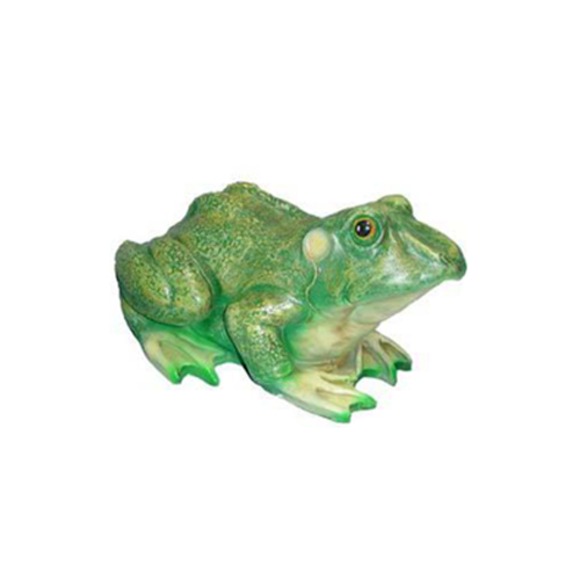 abstrakte Skulptur Frosch Dekoration Figur Kunststoff Deko Realistisch Statue