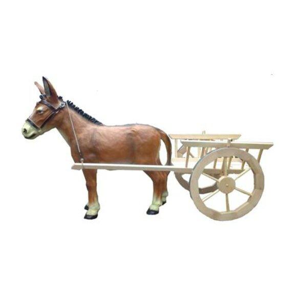 Russischer Hengst Pferd Dekoration Figur Figuren 160cm Statue Skulptur