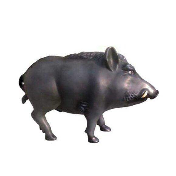 Abstrakte dekorative Wildschweinskulptur Karikatur Wildschwein Jagd Garten