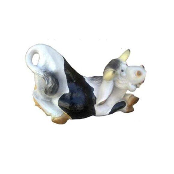 Moderne Figur Kuh Rind Kunststoff Skulptur Statuen Figuren Karikatur Dekoration