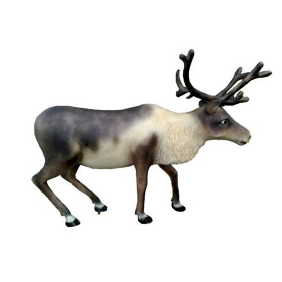 Designer Rentier Deko Tier Figur Winterdeko Höhe 160x200 cm Elch