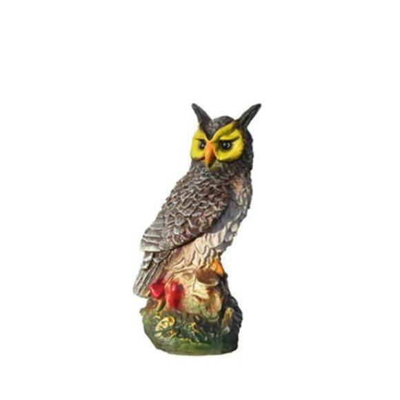Eule Vogel Figur Statue Garten Dekoration Skulptur Deko Skulpturen 1