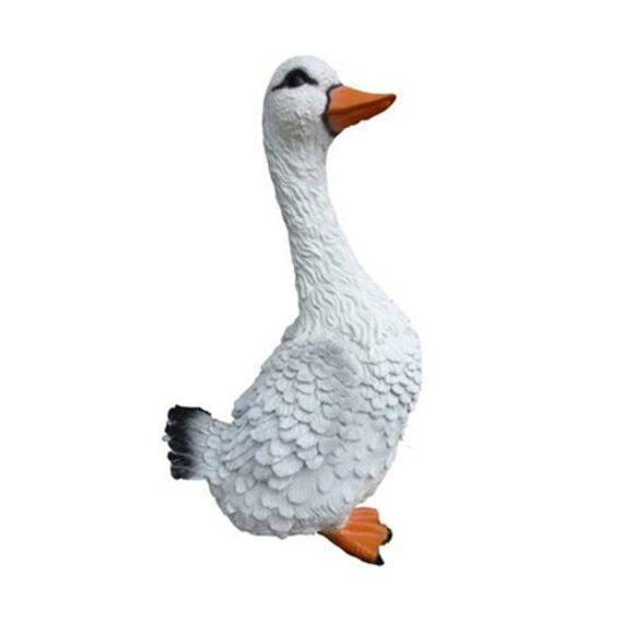 Deko Figur Schwan Vogel Garten Figuren Skulptur Statuen Skulpturen