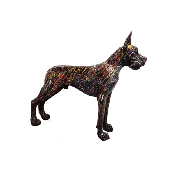 Moderne Skulptur Dekoration Abstrakte Figur Statuen Deko Statue Hund