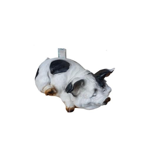 Schwein Figur Statue Garten Dekoration Skulptur Deko Skulpturen