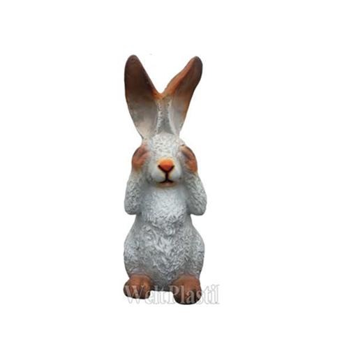 Hase Lustig Figur Statue Garten Dekoration Skulptur Deko Skulpturen