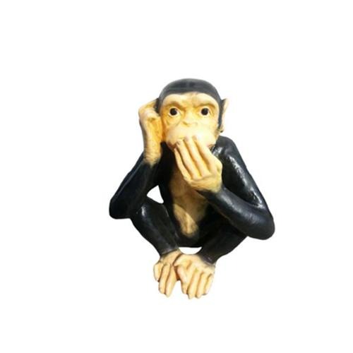 Schimpanse Figur Statue Garten Dekoration Skulptur Deko Skulpturen