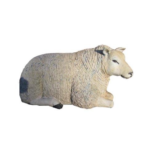 Modern Design Schaf Tier Garten aus Dekoration Deko Skulptur Weiß