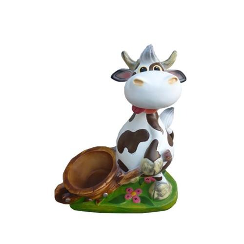 Schöne Designer interessante Skulptur einer Kuh, Figur Höhe 38 cm