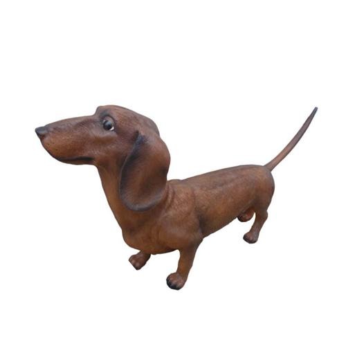 Interessante abstrakte moderne Skulptur eines Hundes, Figurenhöhe