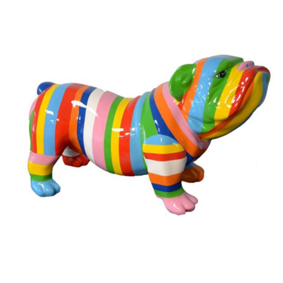Moderne Skulptur Abstrakte Dekoration Figur Statuen Hund Neu 55 cm
