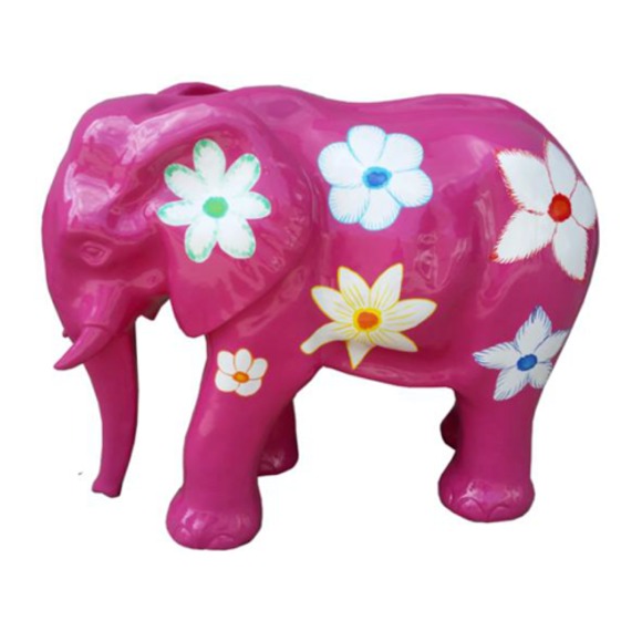 Moderne Dekoration Skulptur Elefant Figur Kunststoff Statuen Deko