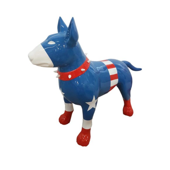 Moderne Skulptur Dekoration Figur Statuen Deko Statue Hund