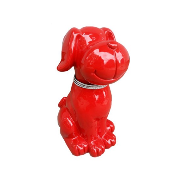 Moderne Skulptur Abstrakte Dekoration Figur Deko Statuen Bunt Hund Neu