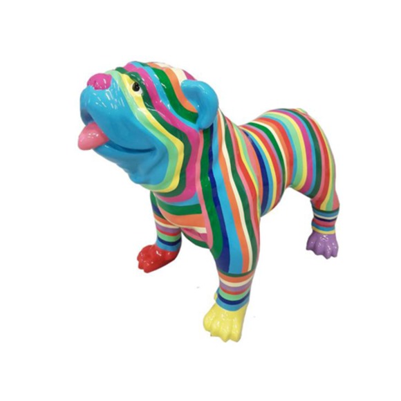 Abstrakte Figur Statue Design Dekoration Skulptur Deko 90cm Hund