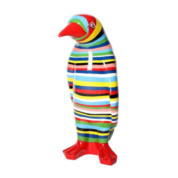 Abstrakte Figur Statue Pinguin Design Skulptur Deko Garten 120cm