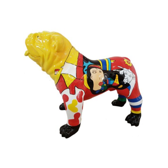 Abstrakte Figur Statue Dekoration Design Skulptur Dekorative Hund Garten