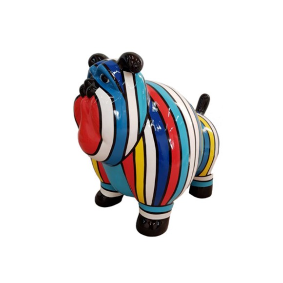 Design Dekoration Figur Hund aus Kunststoff Garten Skulptur Statuen