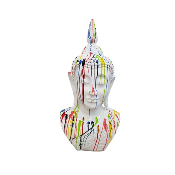 Buddha Malaysia Modern Skulptur Kunststoff Dekorative Figur Garten