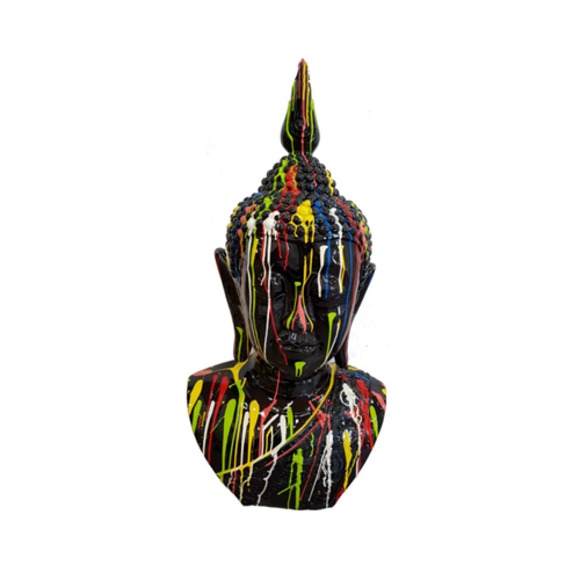 Modern Skulptur Buddha Malaysia Kunststoff Dekorative Figur Garten